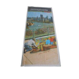 2007 Pennsylvania State Road Map Tourism and Transportation Map